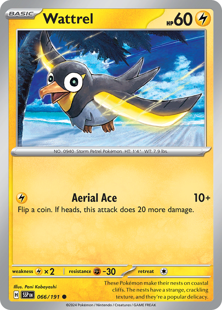 Surging Sparks Wattrel #66/191
